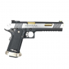 Replika GBB Hi-Capa 6 Force A Gold Barrel - Srebrna